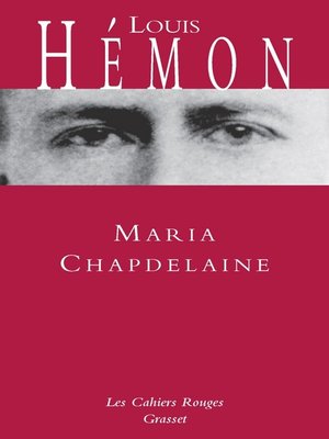 cover image of Maria Chapdelaine